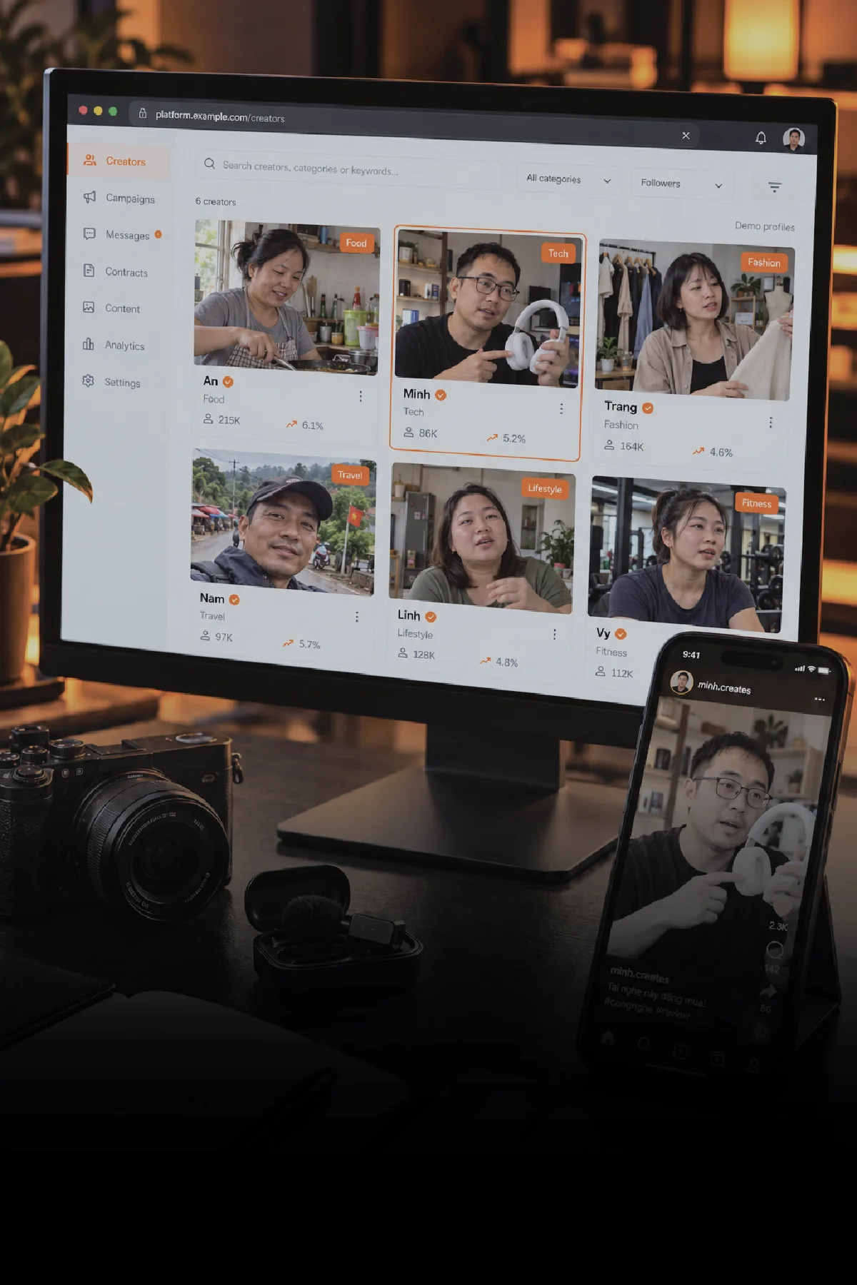 MẠNG LƯỚI KOL & CREATOR